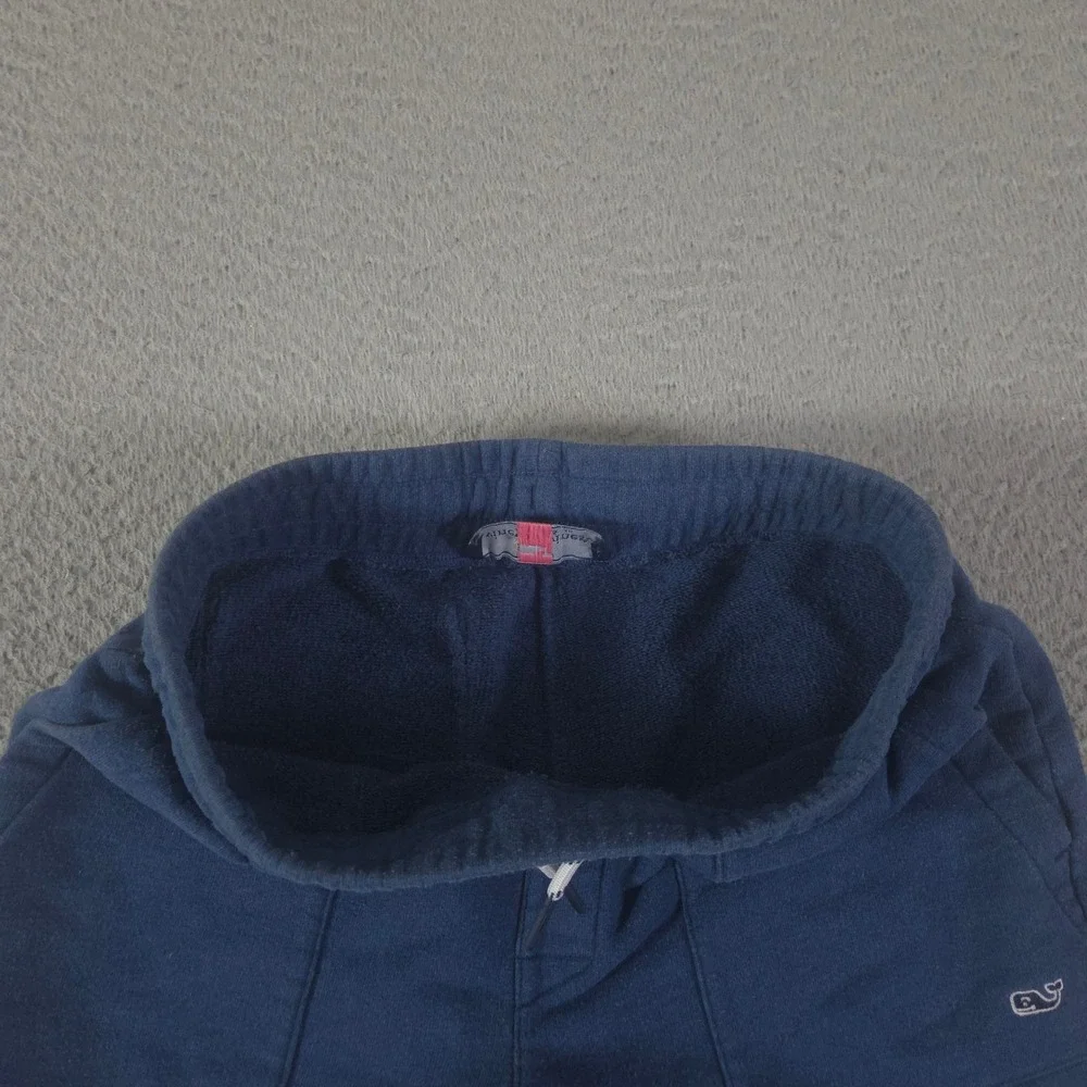 Vineyard Vines Sweatpants Boys XL Blue Fleece Jogger French Terry Whale Logo